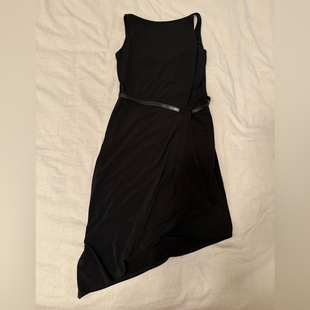 Y2K Black Open Back LBD